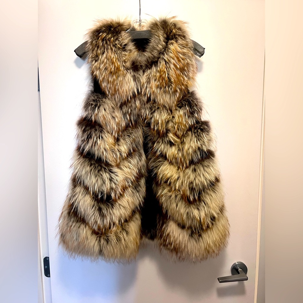 Gorgeous authentic Fox Fur Vest!